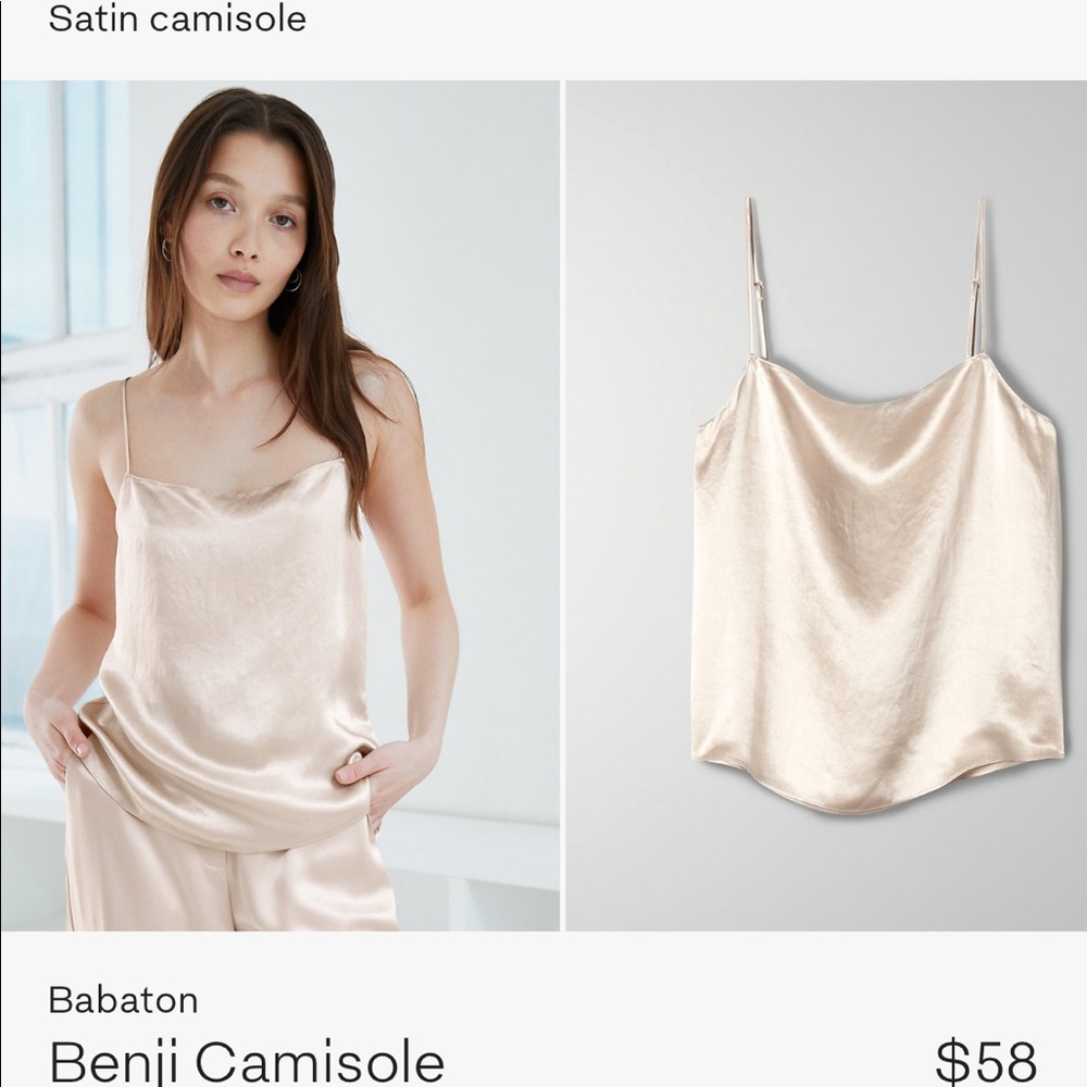 **LAST DAY** Aritzia Babaton Benji Satin Camisole